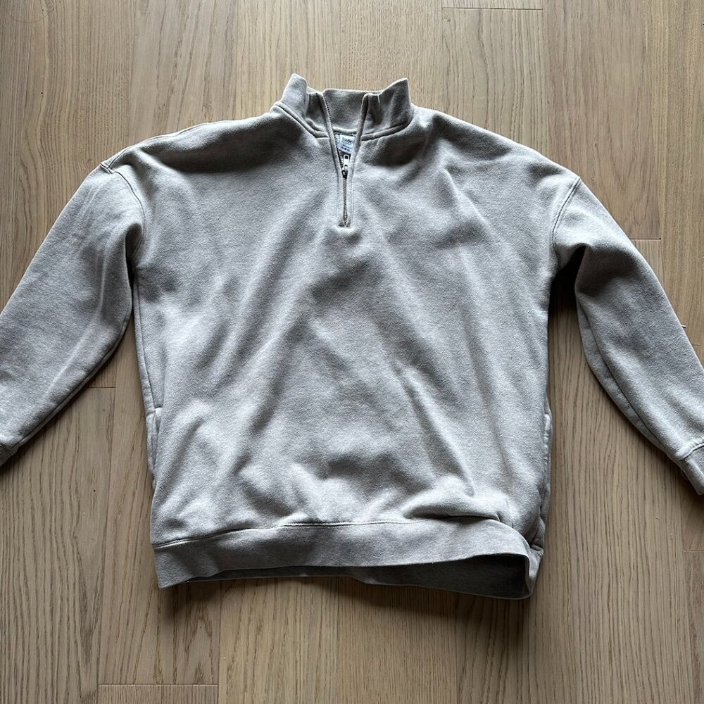 Twik cream quarter zip sweatshirt